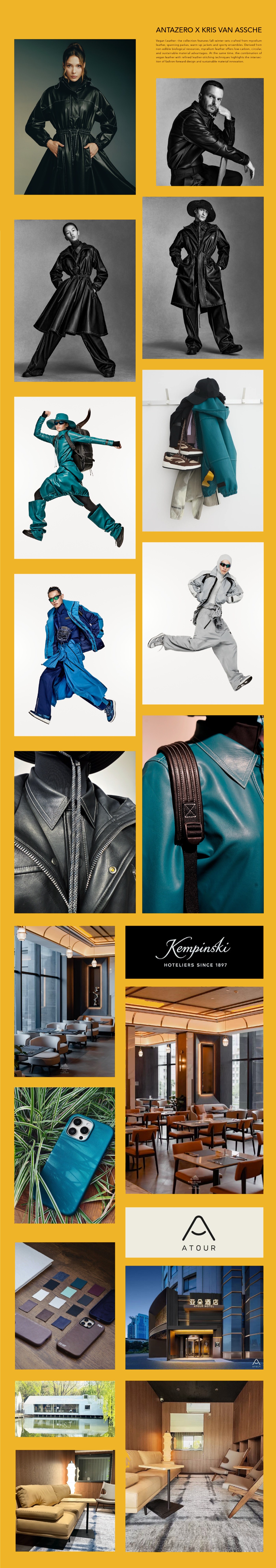 ANTAZERO X KRIS VAN ASSCHE application collage